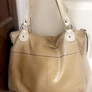 Coach Large Light Tan Purse